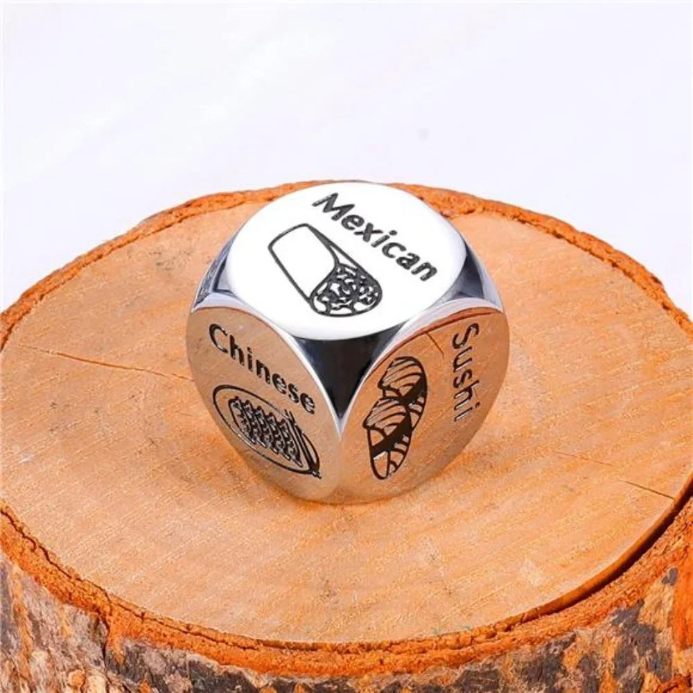 Couple Gifts for Boyfriend Girlfriend‎ Food Decider 11th Anniversary Steel Date